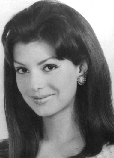 Virginia Vallejo en 1969, cuando contrajo matrimonio con Fernando Borrero Caicedo