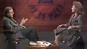 Bernardo Hoyos, periodista de la BBC, entrevista a Virginia sobre su vida, 1991